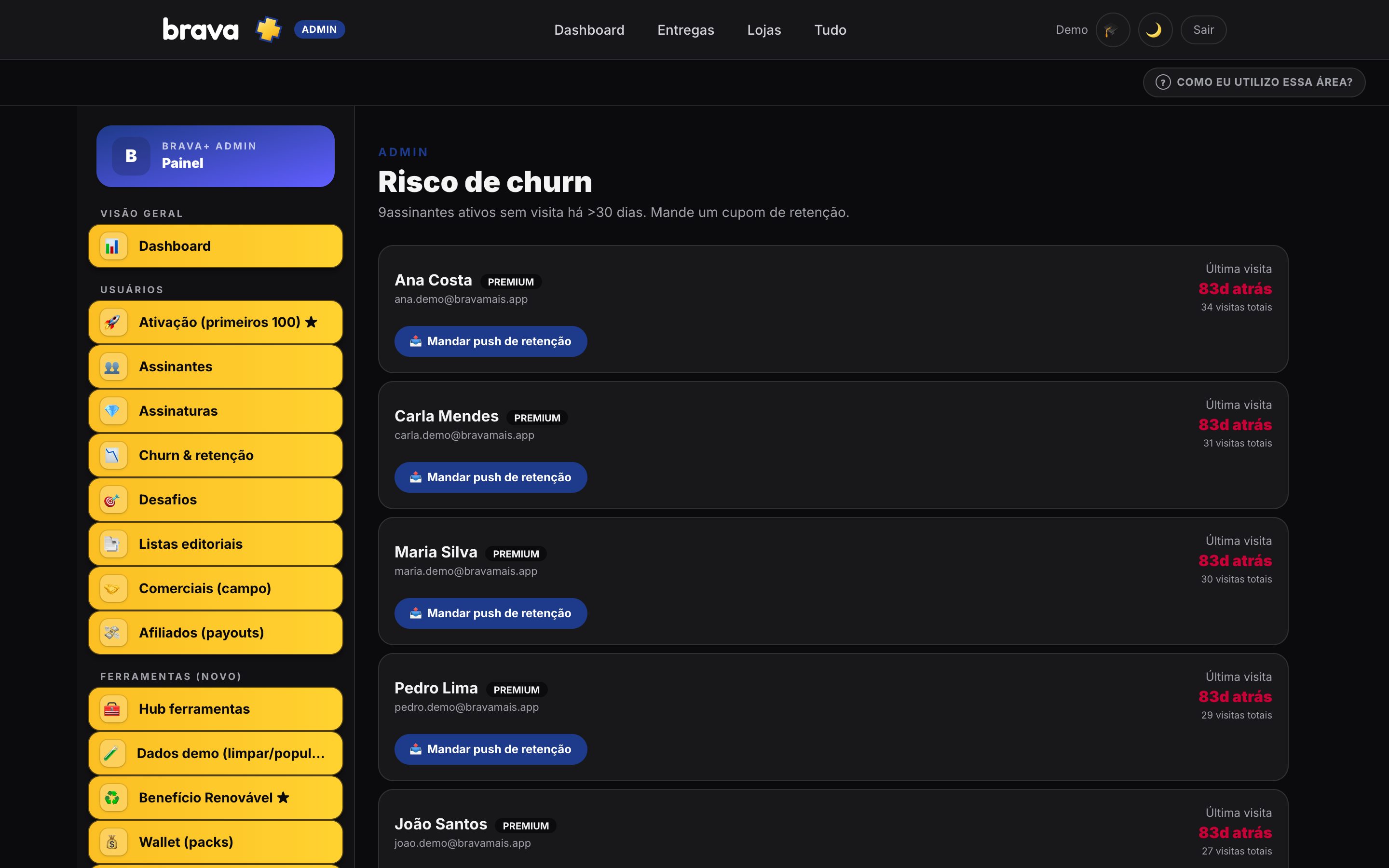Radar de churn
