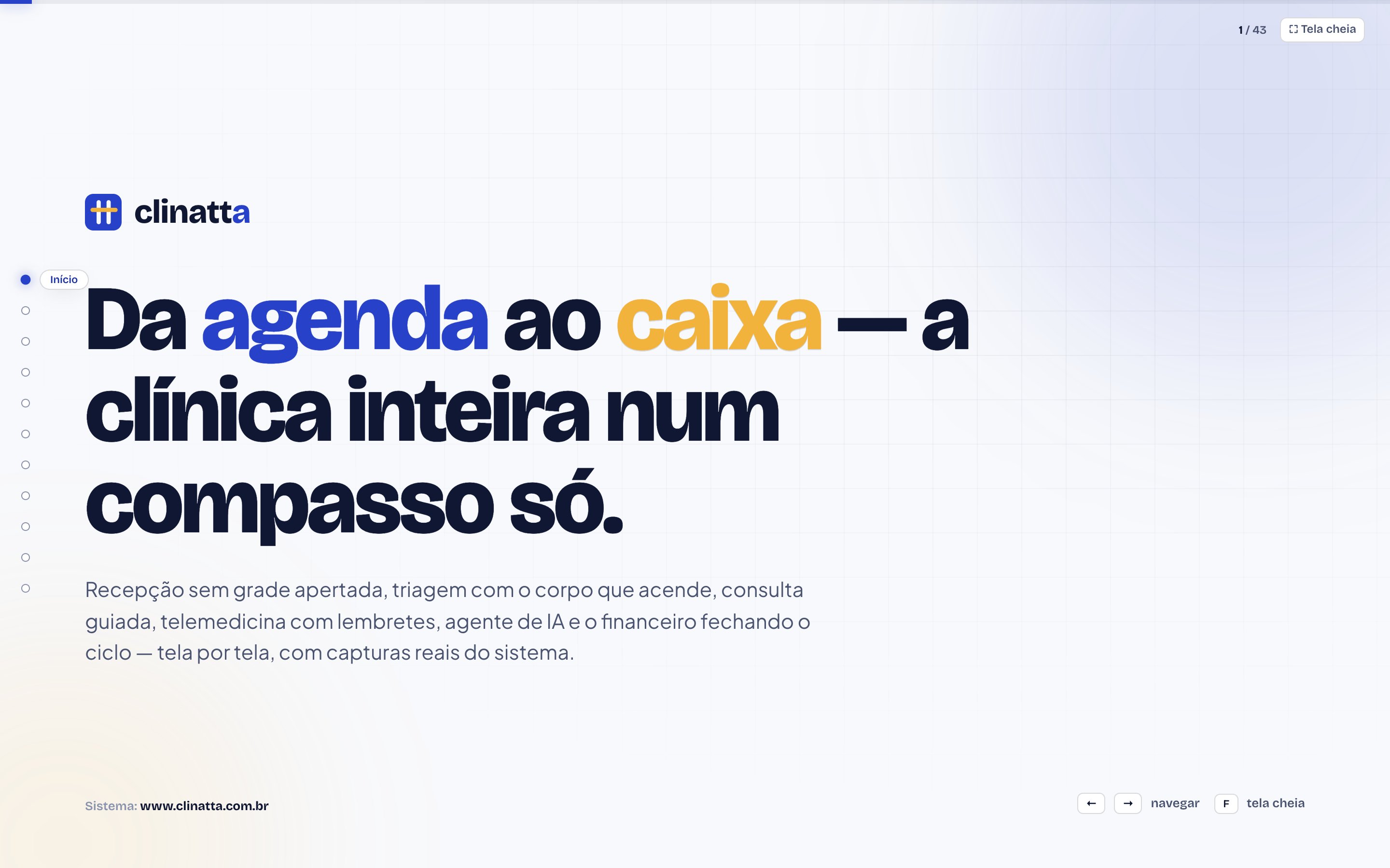 Clinatta — SaaS de gestão de clínicas